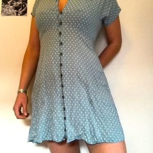 Kimchi Blue Lucy sky shirt dress